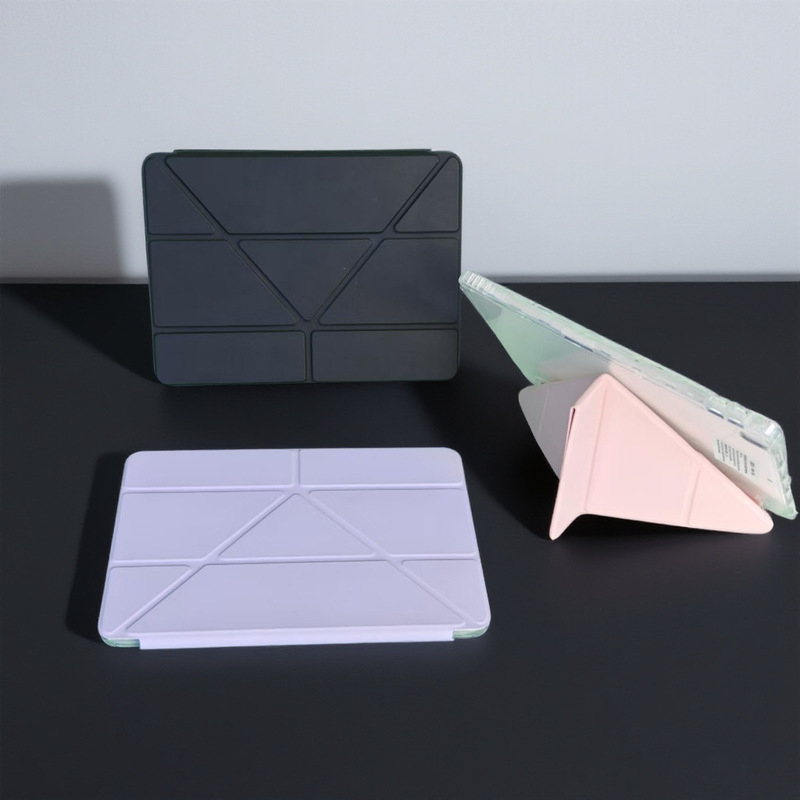 Suitable for Huawei Air11.5/Pad11.5/11.5S Size Pure Color High-Transparency Tablet Protective Case Foldableing Magnetic Suction