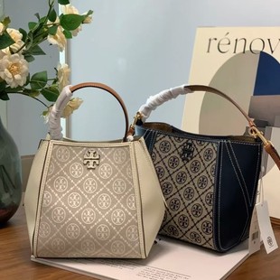 2025 New Tb Cross-Border Women's Bag Mcgraw Satchel Deformation Bucket Bag Fashion Retro Crossbody Shoulder Commuter Bag