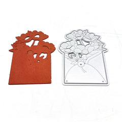 scrapbooking DIY切割刀模 碳鋼刀模 壓花刀模模板盛開一束花