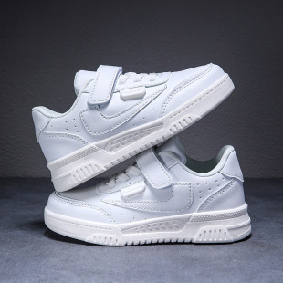 Breathable summer children's non-slip lightweight white sneakers for boys for leisure