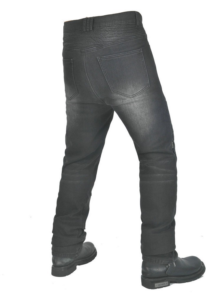 VOLERO jeans de motocicleta hombres y mujeres herramientas americanas ociosas locomotora elástica retro paseo a través de la carretera pantalones anticaídas