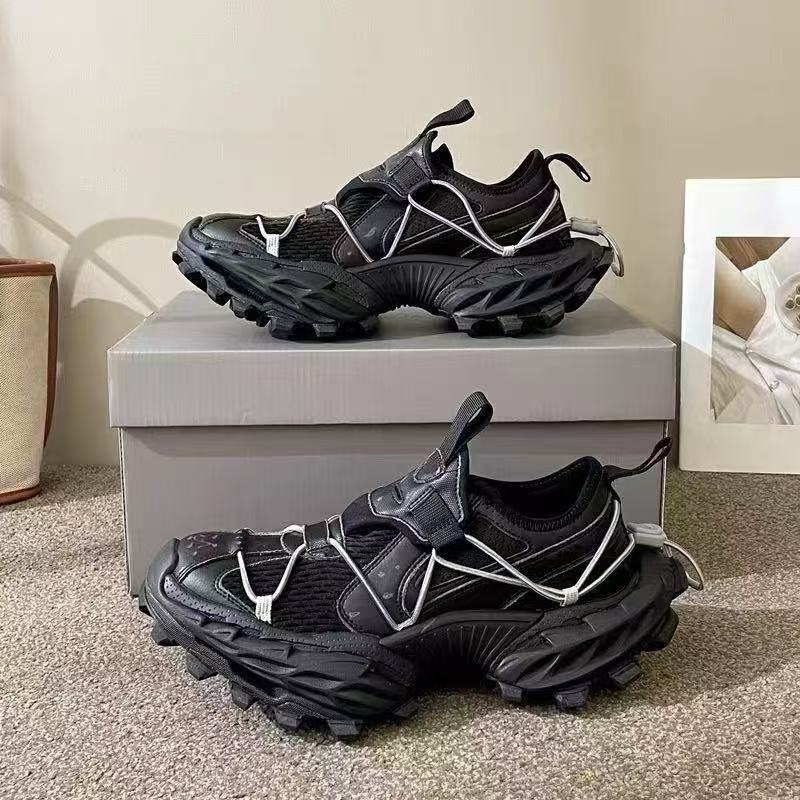 2025 Spring New Wear-Resistant and Super Good-Looking Thick-Soled Sports Couple's Dad Shoes Outdoor Sports Hiking and Mountaineering Trend