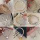 Korean Style Instagram Style Freshwater High-gloss Pearl Niche Bracelet for Women s925 Sterling Silver Bracelet Fragmented Silver Elegant All-match High-grade