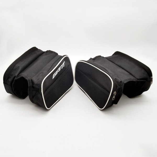 New Mountain Bike Bicycle Front Beam Bag Zipper Bag Road Bike Waterproof Saddle Bag Outdoor Cycling Tool Bag