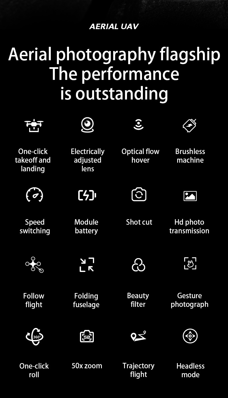 Brushless Drone With 8k Camera Long Endurance Rc Quadcopter Toy_voghion.com