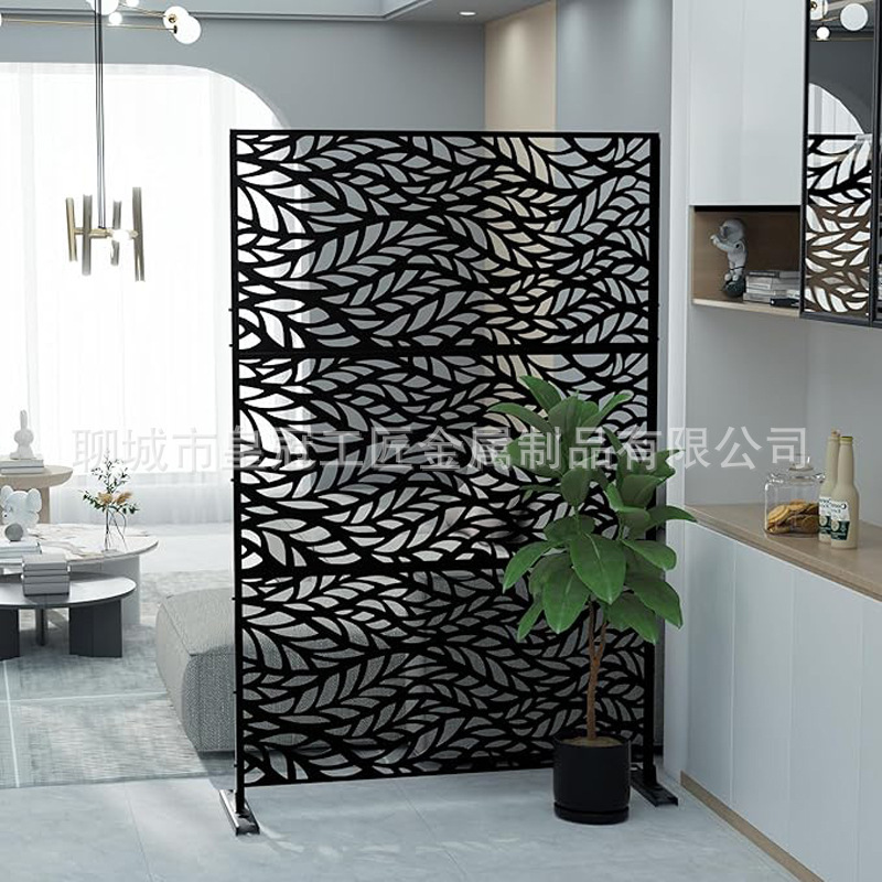 Metal Screen Partition Courtyard Privacy Steel Plate Barrier Galvanized Sheet Removable Sofa Background Wall Metal Screen Partition Courtyard Privacy Steel Plate Barrier Galvanized Sheet Removable Sofa Background Wall