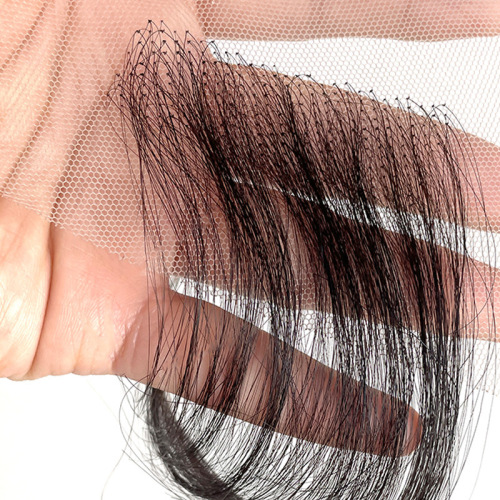 Baby hair bangs hairline sticker with real human hair, side edge fringe sticker, parallel hairpiece, wholesale