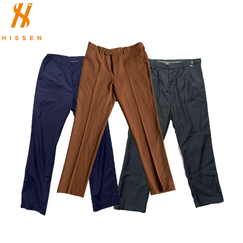 Foreign trade used clothes跨境贸易二手衣服男装热带长裤旧裤子