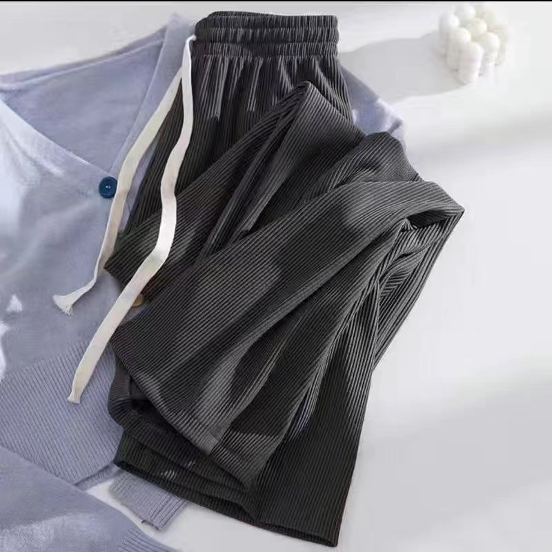 Vietnam, sudeste asiático, pantalones rectos de hueso de serpiente, pantalones de pierna de cintura alta y delgada, pantalones de mujer.