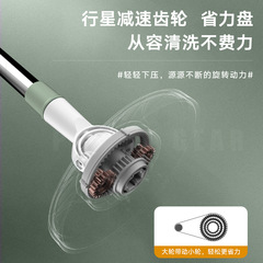 New Rotation Mop Household Hotel Use Wash-Free Mop Cloth Floor Mop One-Sweep Clean Labor-Saving Rotating Mop Bucket