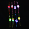 children luminescence watch band Flash Wrist band Cartoon Bracelet Cartoon Bracelet Flash Toys Factory wholesale]