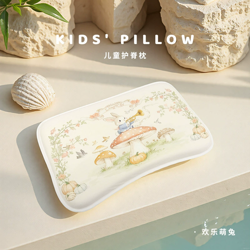 Cartoon children's pillow for early age, washable, 1-3-10 years