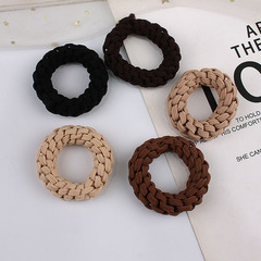 High ponytail thick headband rubber band female hair tying elastic durable simple elegant and sophisticated hair clip rubber sleeve