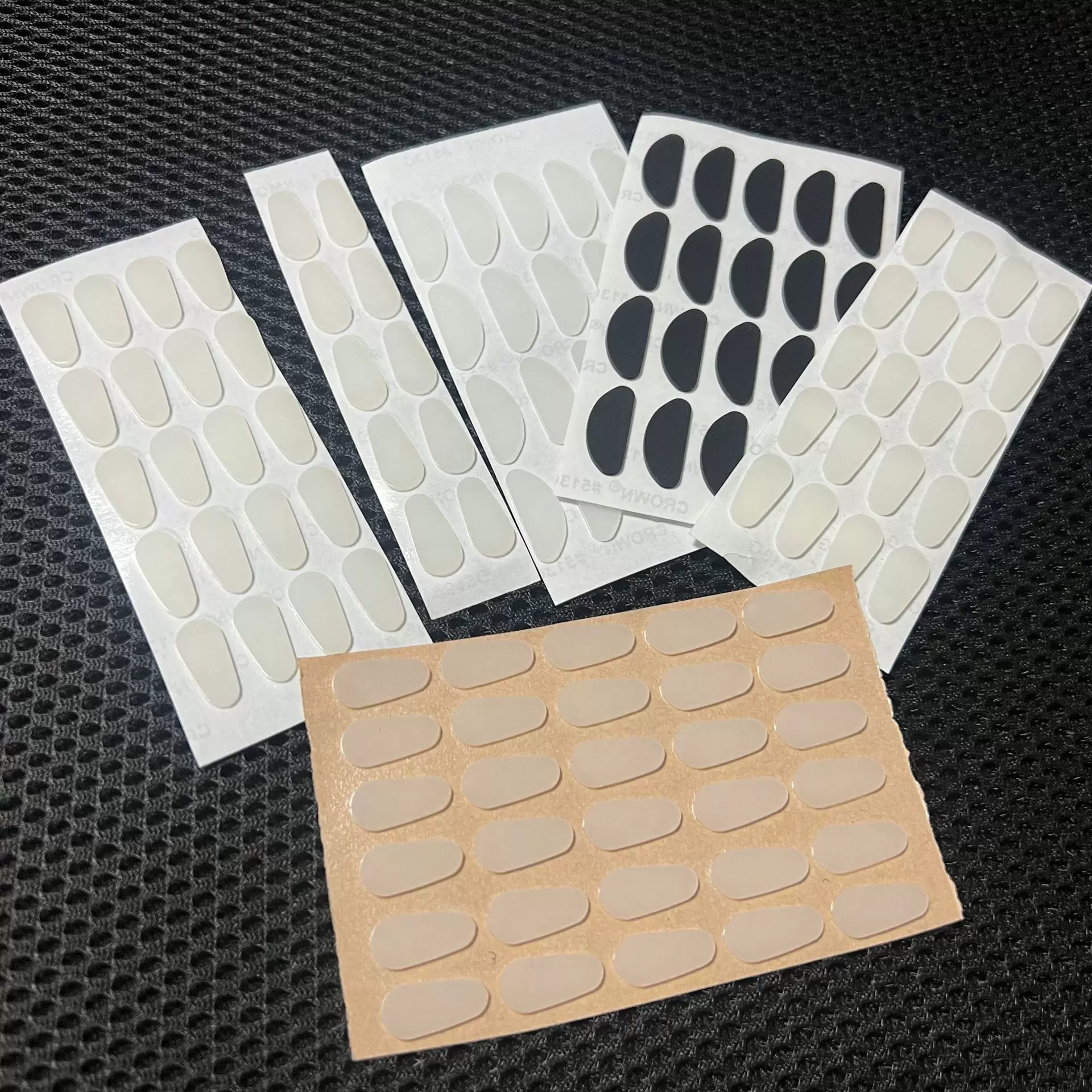 透明防滑鼻垫眼镜垫片新款D字型硅胶鼻垫眼镜硅胶防滑增高鼻托