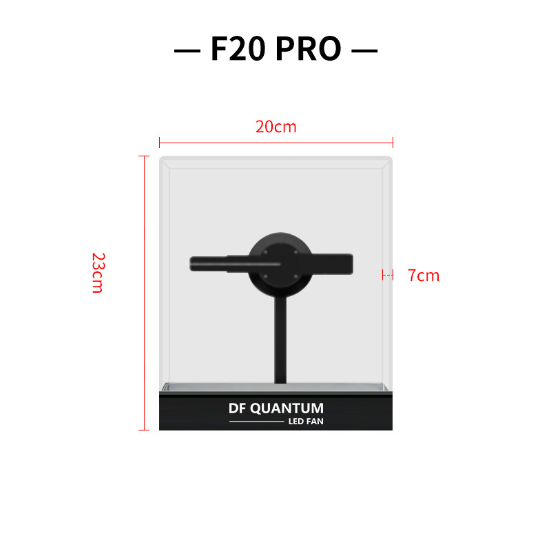 2026 nueva pantalla de ventilador holográfico 3D caja de escritorio holográfico AI animación robot muestra pantalla transparente fábrica de fuente