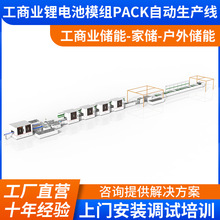 锂电池模组柔性输送线 工商业锂电池储能模组PACK生产线广东供应
