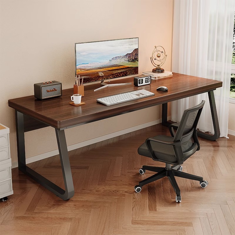 Escritorio de escritorio de dormitorio escritorio de escritorio simple escritorio de computadora moderno escritorio de doble rectangular