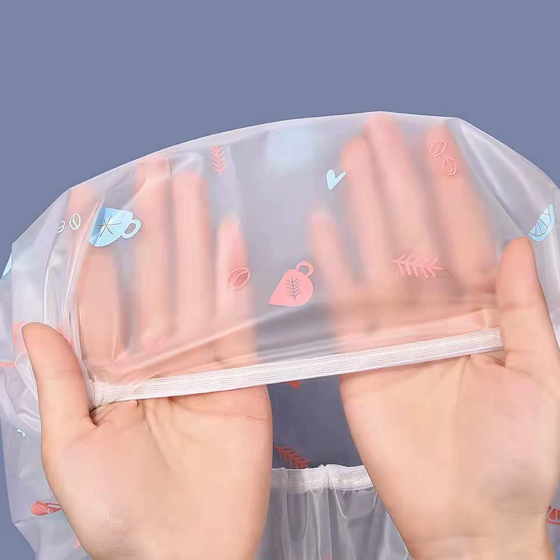 Fashionable waterproof elastic shower cap, (Physicals)