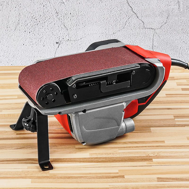 倒装砂带机手提式砂光机迷你平面打磨机小型砂纸机抛光机木工家用