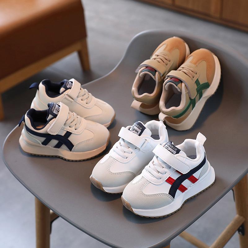 2025 otoño e invierno nuevo calzado deportivo para niños estilo coreano todo-fósforo casual niño padre zapatos de fondo suave zapatos para correr para estudiantes niños