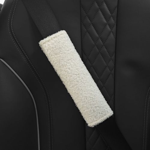 Lambswool Car Seat Belt Shoulder Cover Plush Girls Cute Cartoon Extended Four Seasons Seat Belt Protective Cover