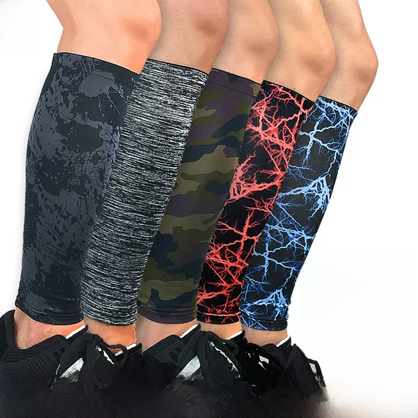 Sports Calf Guards, Breathable Pressure-Shrinking Knee Pads, Socks, Outdoor Football, Basketball, Mountaineering, Cycling and Running Protective Gear