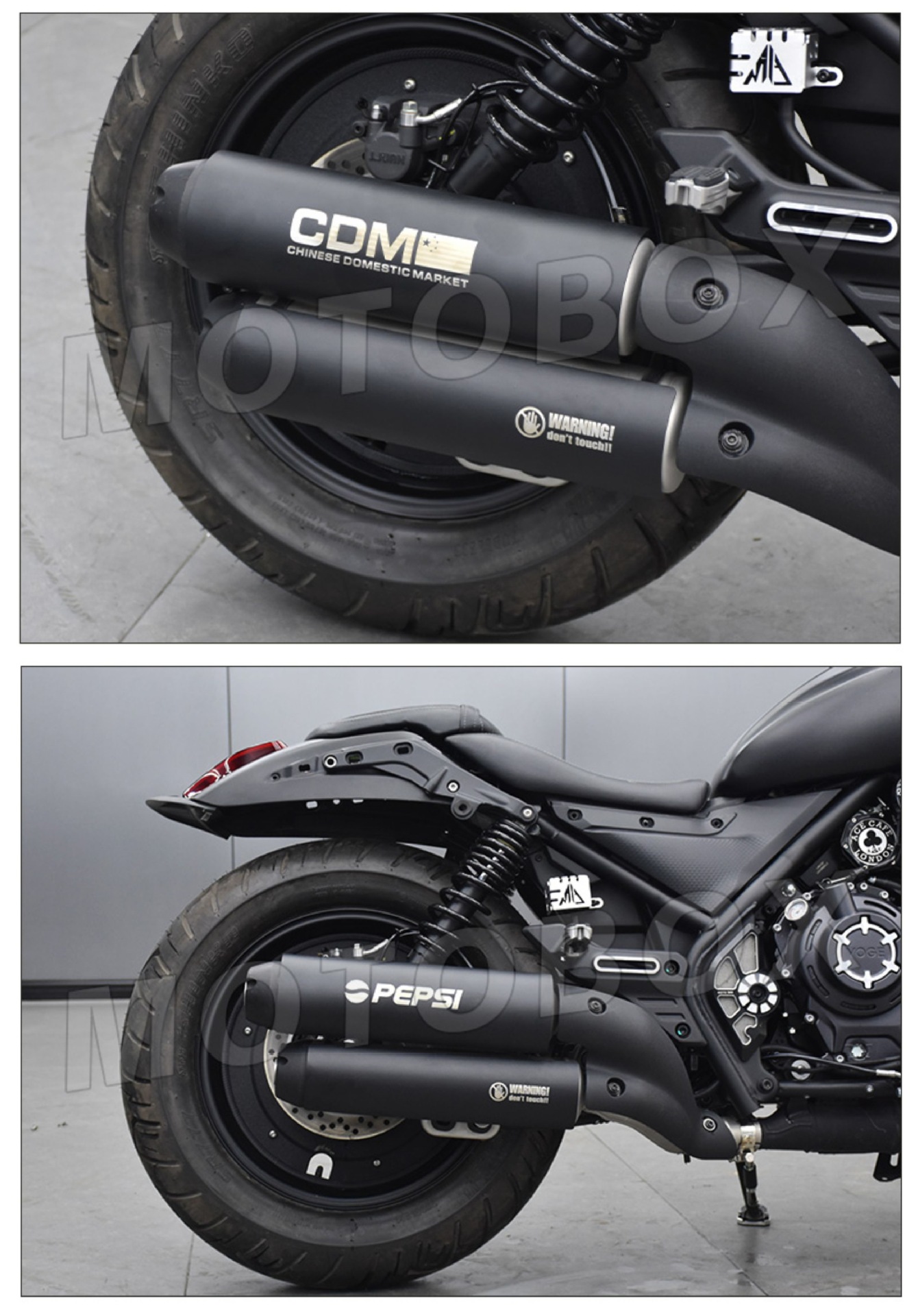 Suitable for the Wuyi CU250/525/625 Chinchilla Napoleon 450 exhaust pipe anti-scald cover blackened protective cover