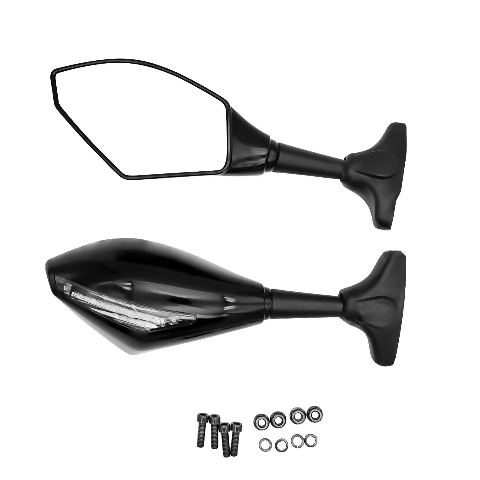 Motorcycle Reflector Mirror Universal Bajaj/Kawasaki Dominar 400 Sports Car Rearview Mirror Reversing Mirror