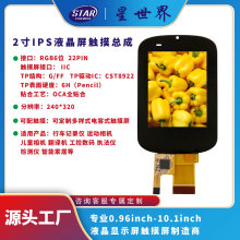 2��IPSȫҕ��TFTҺ���@ʾ�����|����240*320�ֱ���RGB�ӿڿɶ���