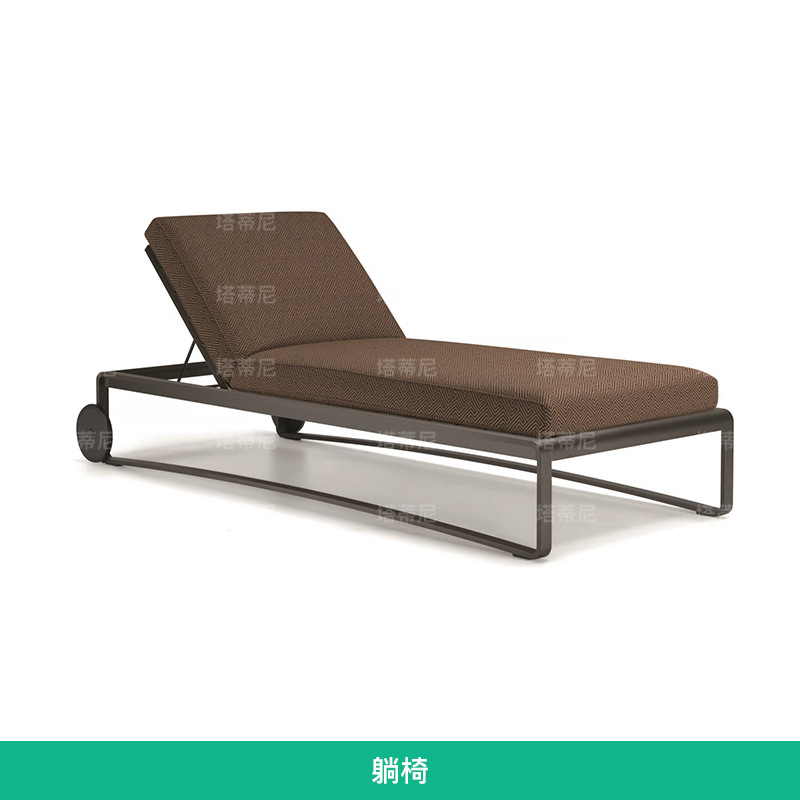 Cuerda trenzada al aire libre sofá patio individual doble silla terraza balcón luz villa de lujo B & B muebles al aire libre combinación