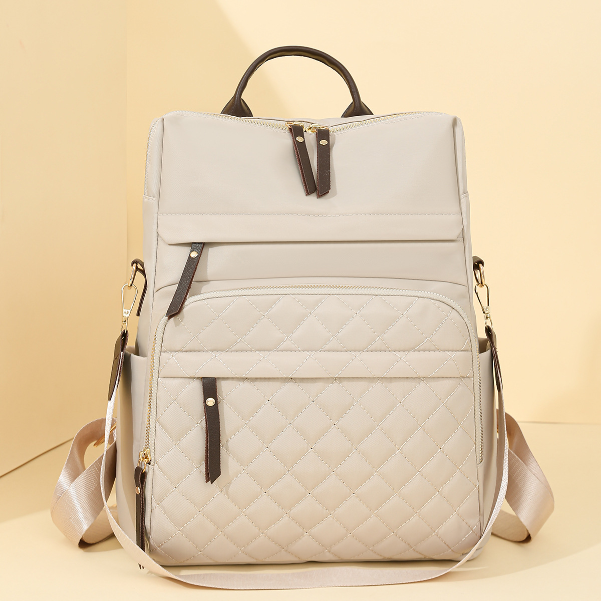 Diamond Embroidery Backpack for Women 2026 New Style Women's Backpack Korean Style Versatile Large Capacity Water-Repellent Travel Backpack