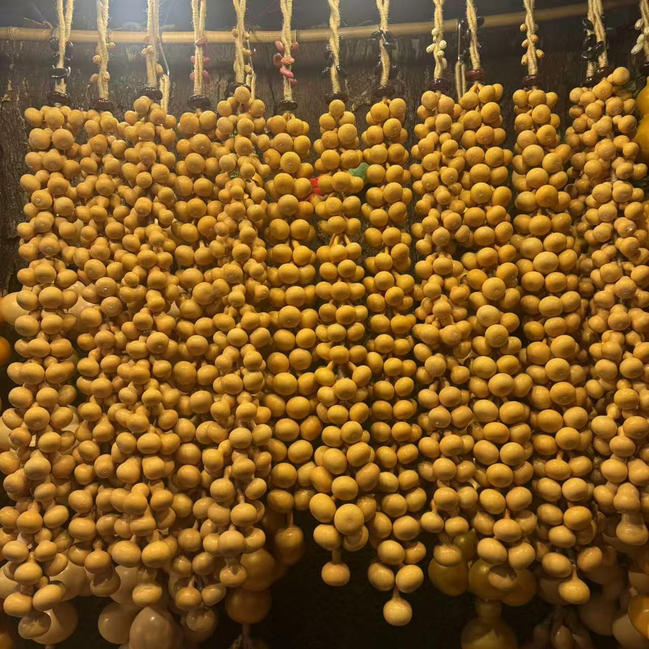 特色天然原色吉祥福禄财源滚滚多子多福葫芦串家居挂饰客厅装饰品