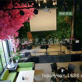 商场酒店大型发财树祈福树仿真樱花树 写字楼环境美化假樱花树