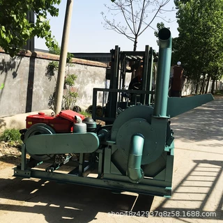 秸秆树枝粉碎机菌菇渣高湿物料粉碎机牧场综合破碎机