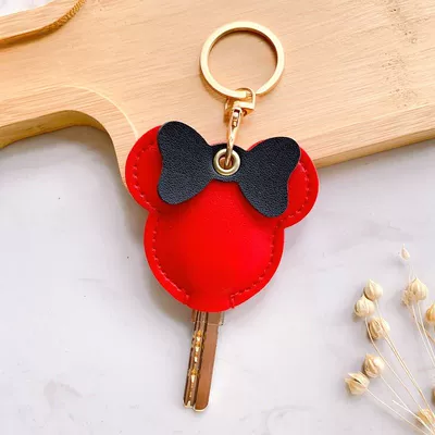 Key Protective Cover Electric Vehicle Electric vehicle key cover shell - key-cover-red