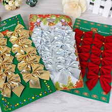 W 40227 Christmas bow ornaments ʥ��װ��С������Ҽ��羳