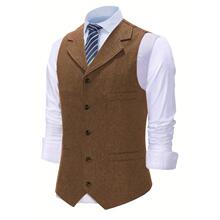 I 11784 Herringbone Pattern Vest ���������� ŷ������羳