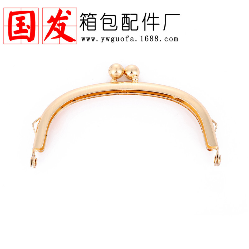 [Nuevo producto] 10.5cm arco, arco liso sin agujeros de oro tamaño de agujero de tornillo de perlas