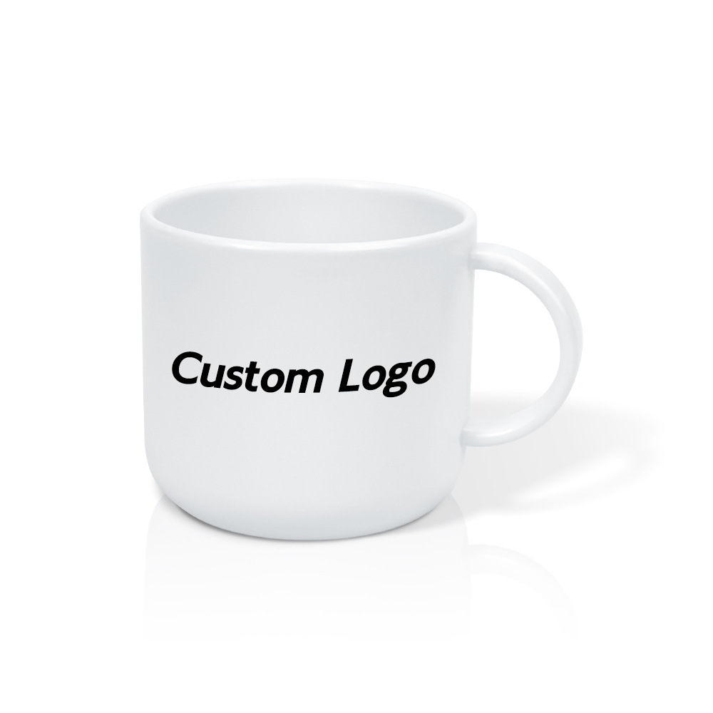 Fábrica directa de transferencia térmica taza de café de plástico multicolor 200ml material al por mayor