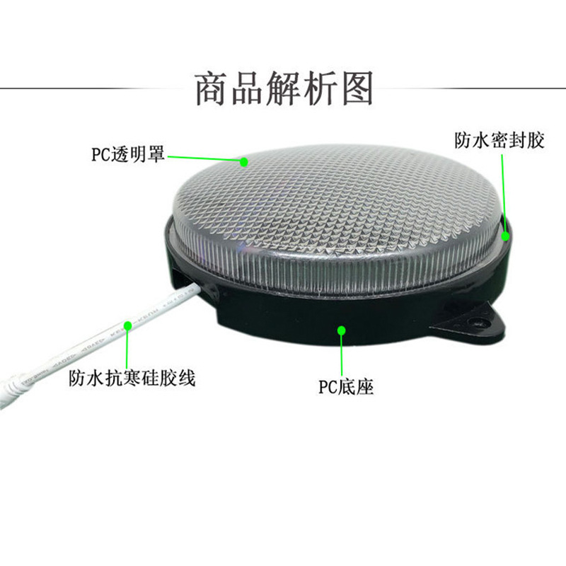 定制点光源防水户外led广告牌门头单色全彩轮廓亮化灯七彩跑马