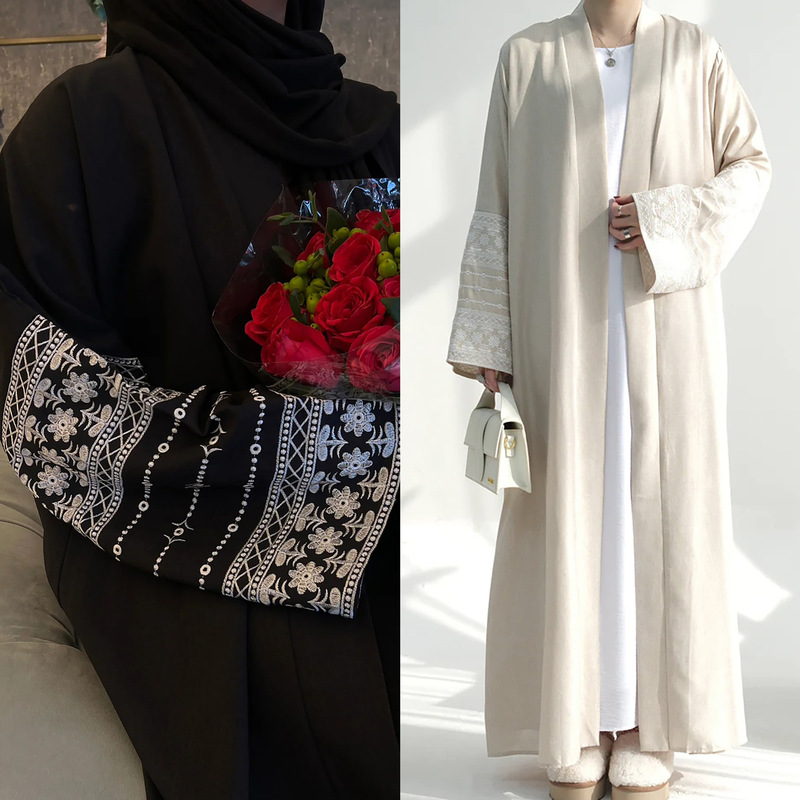 2211 Aliexpress Hot-Selling Abaya Women's Dress Middle East Turkey Dubai Embroidered Elegant Cardigan Robe 2211 Aliexpress Hot-Selling Abaya Women's Dress Middle East Turkey Dubai Embroidered Elegant Cardigan Robe