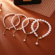 高端曼塔玫瑰珍珠手链高级感时尚百搭日常手饰清新甜美仙女风手串