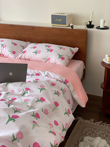 【Dropshipping】Doudou Fleece Quilt Set Four-Piece Winter Warm Cover Adult Calming Doudou Blanket Single Cover