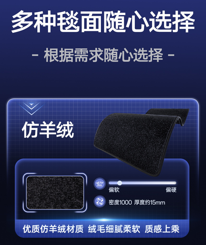 Suitable for 26 models of Chery Fengyun A9, complete set of car interior decoration accessories, TPE full-cover floor mats, modification parts