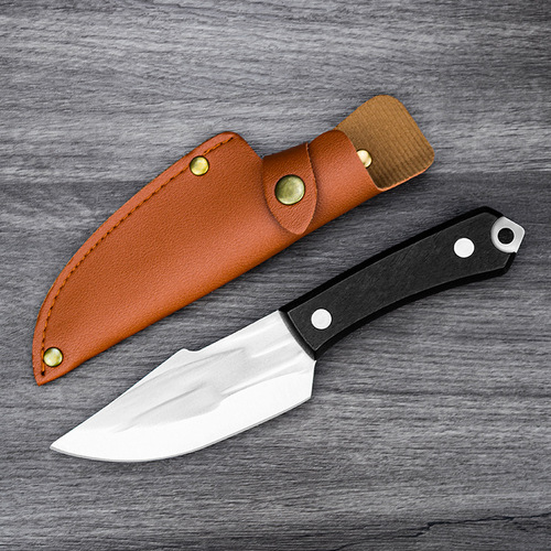 Mongolian hand-held meat knife for outdoor camping, portable, meat-cutting and meat-eating fruit knife, sharp household boning knife
