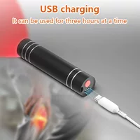 USB весь красный свет инфракрасный свет для лечения светодиодный красный свет маленький фонарик портативный зарядный 1000 миллиампер физиотерапевтический прибор