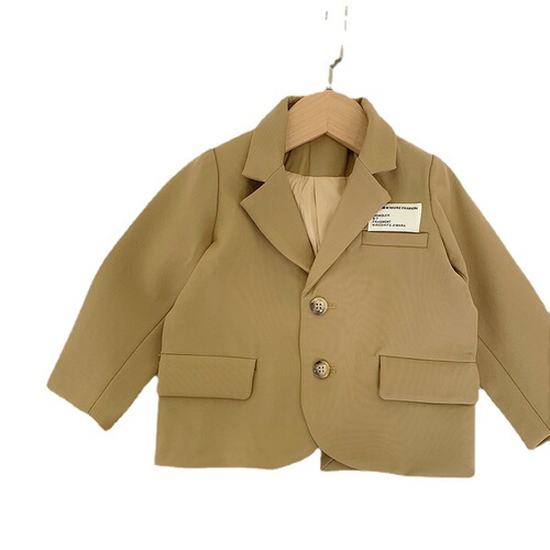 Tongchenchenma boys autumn suit children's college style blazer middle child handsome shirt fashionable three-piece set