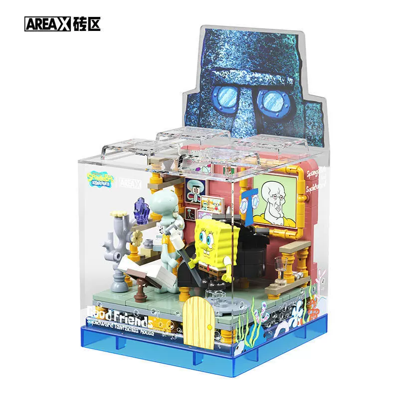 AREAX Sponge children's constructor, box, toy, Birthday gift
