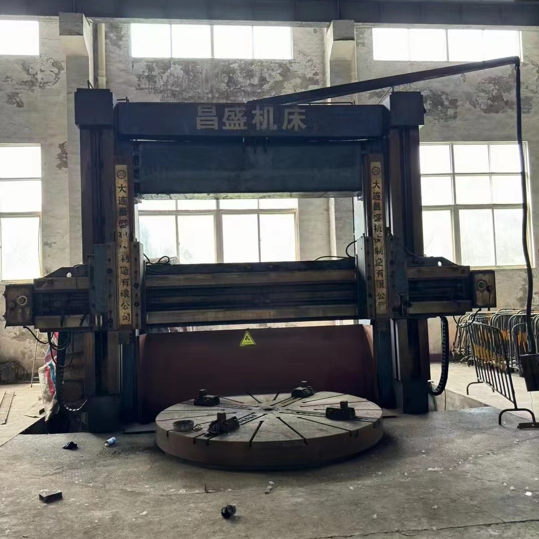 转让二手昌盛C5240Q双柱立式车床车削直径4米加工高度:2500