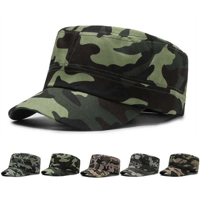 Outdoor Training Cap Military Training Cap Fans Digital Camouflage Military Cap Men's and Women's Spring and Summer Hat Woodland Camouflage Hat Youth